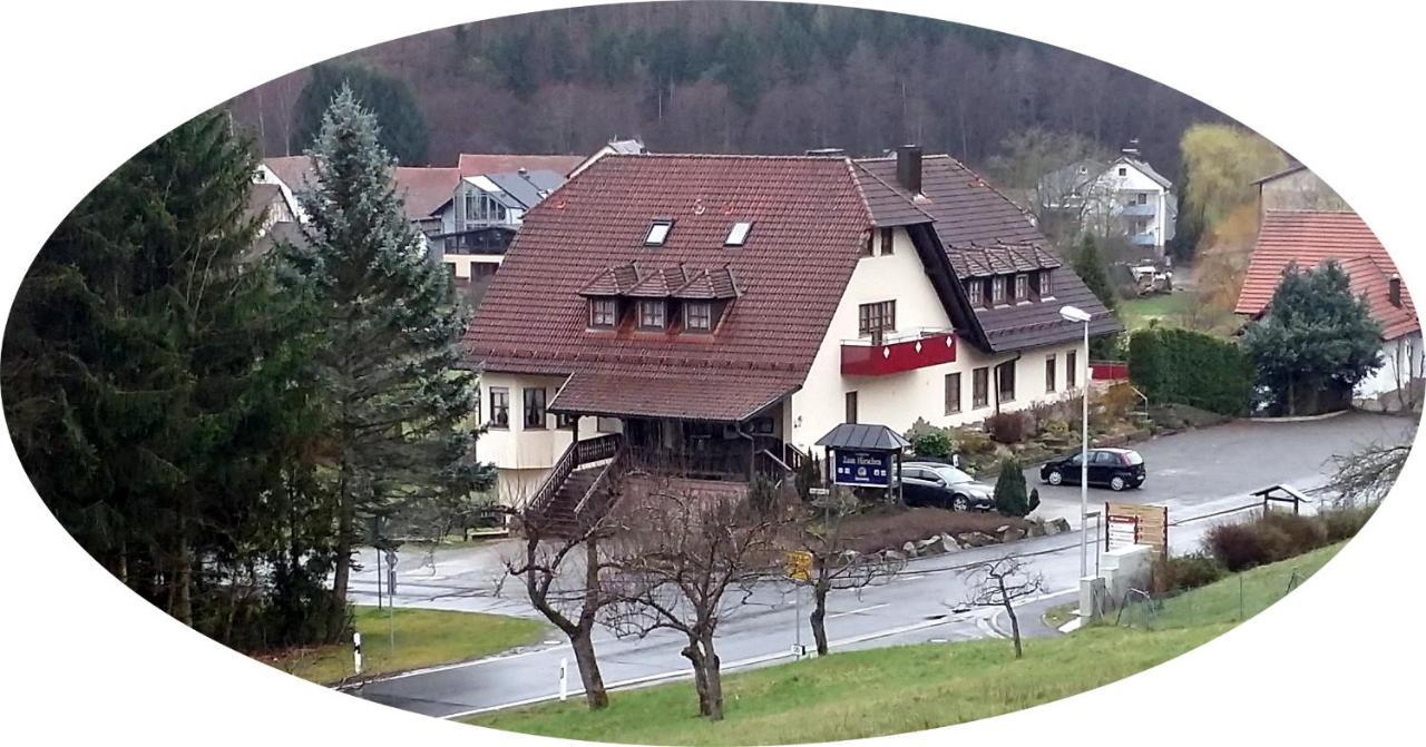 Landgasthof Zum Hirschen Hafenlohr Exterior foto